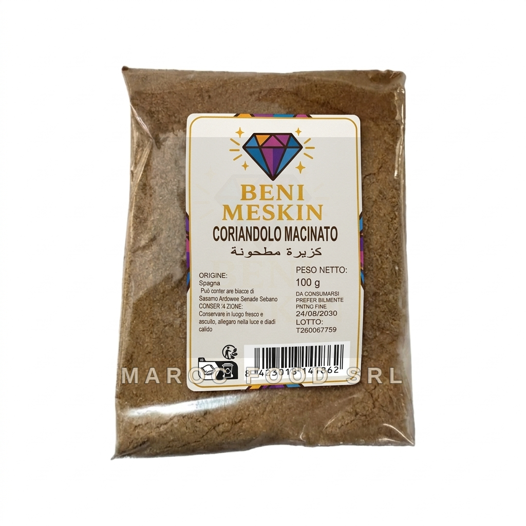 Coriandolo Macinato — Spezie & Aromi Marocfood Srl