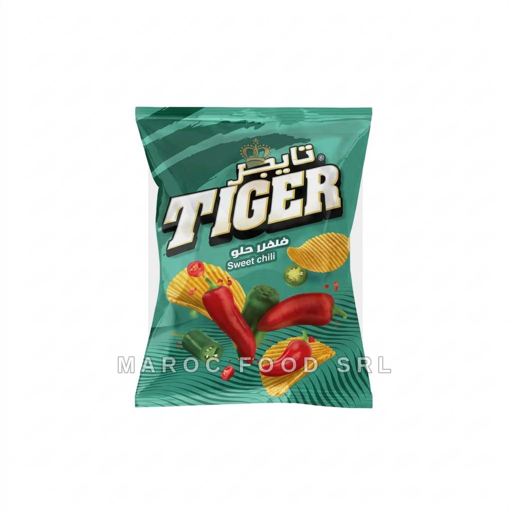 Tiger Chips Peperoncino Dolce — Frutta Secca Marocfood Srl