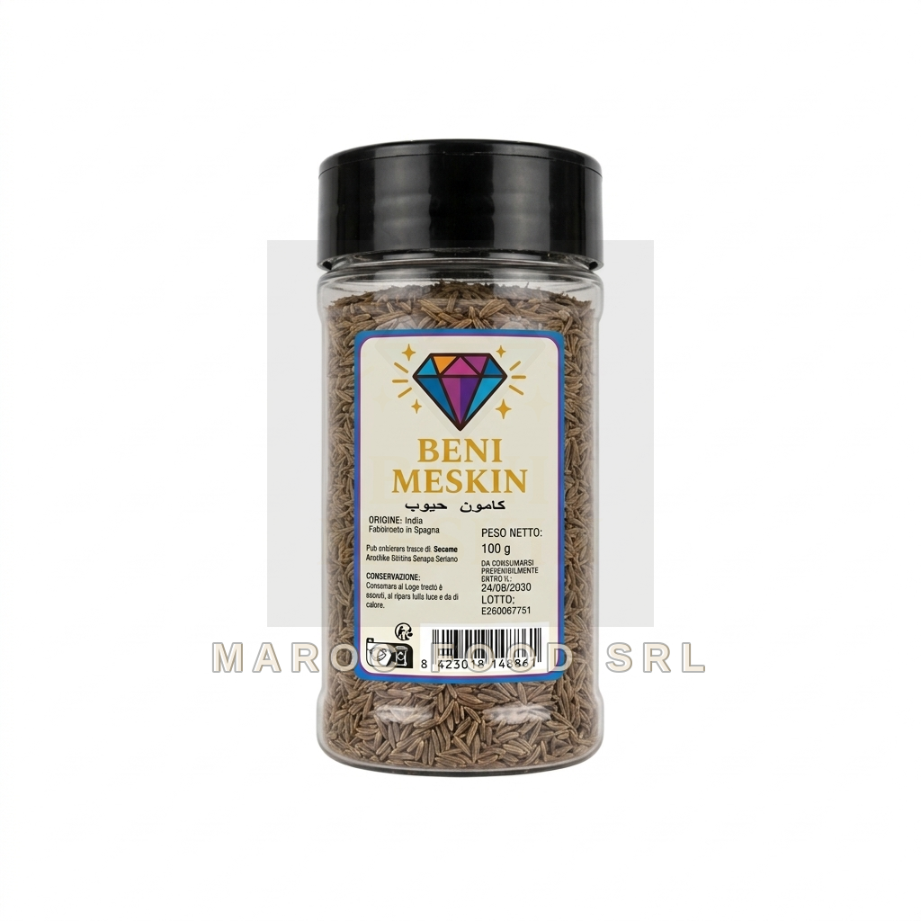 Cumino Intero Barattolo — Spezie & Aromi Marocfood Srl