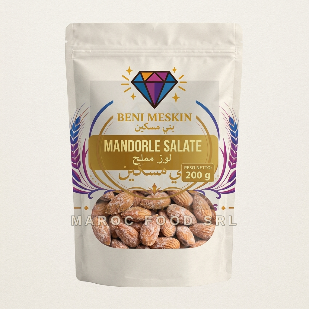 Mandorle  Tostate E Salate — Frutta Secca Marocfood Srl
