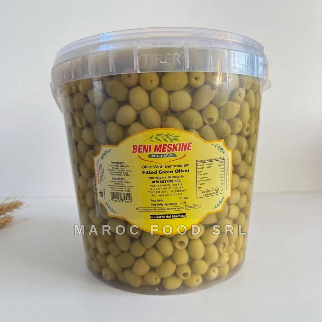 Olive Verdi Denocciolate — Olive & Conserve Marocfood Srl