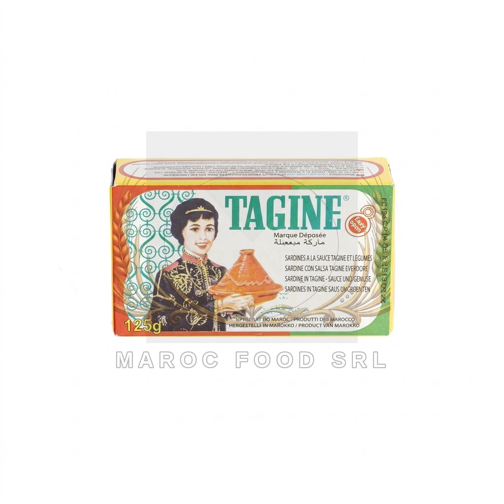 Tagine Sardine Con Salsa Tagine E Verdure — Tonno & Conserve Ittiche Marocfood Srl