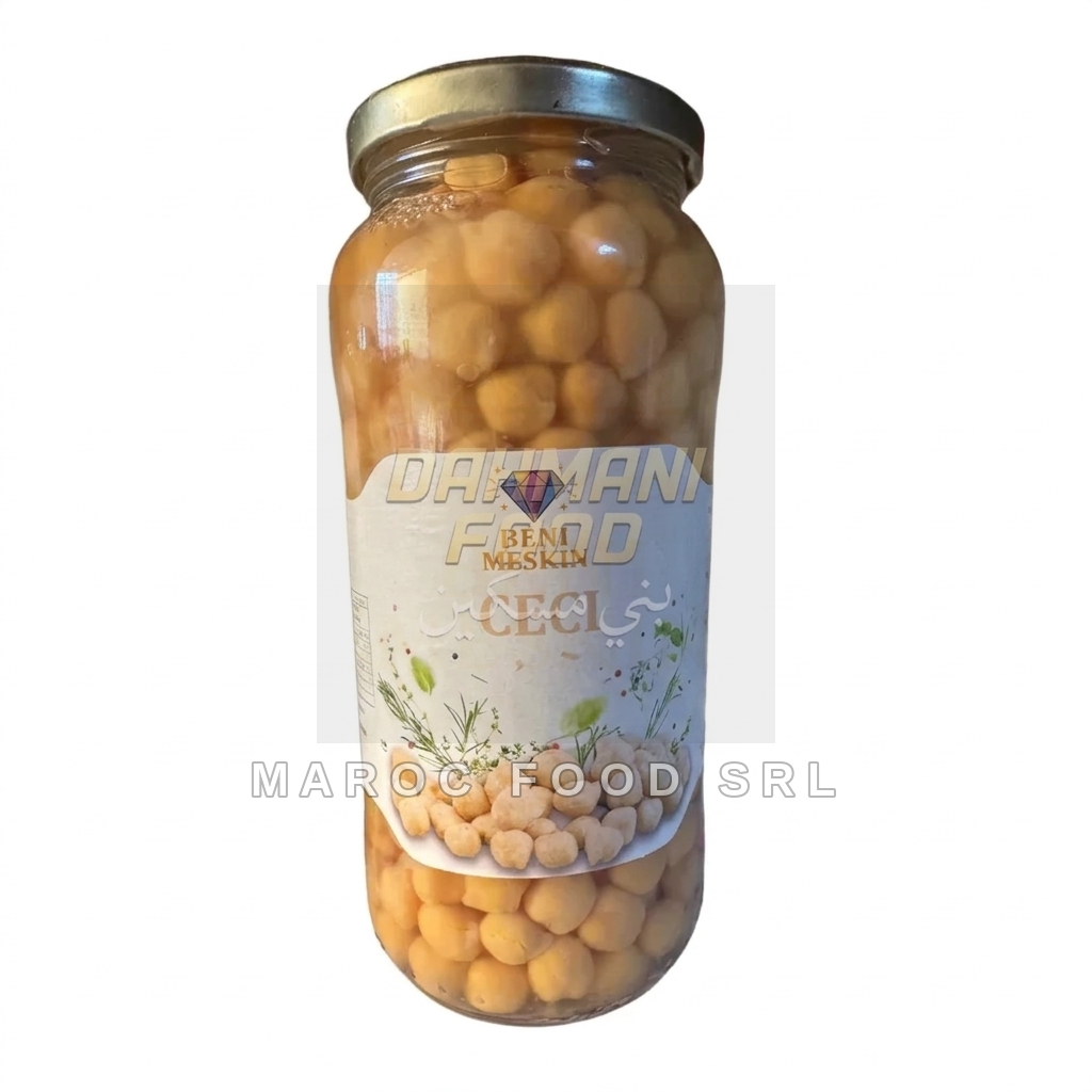 Ceci In Vetro Beni Meskin — Legumi Secchi Selezionati Marocfood Srl