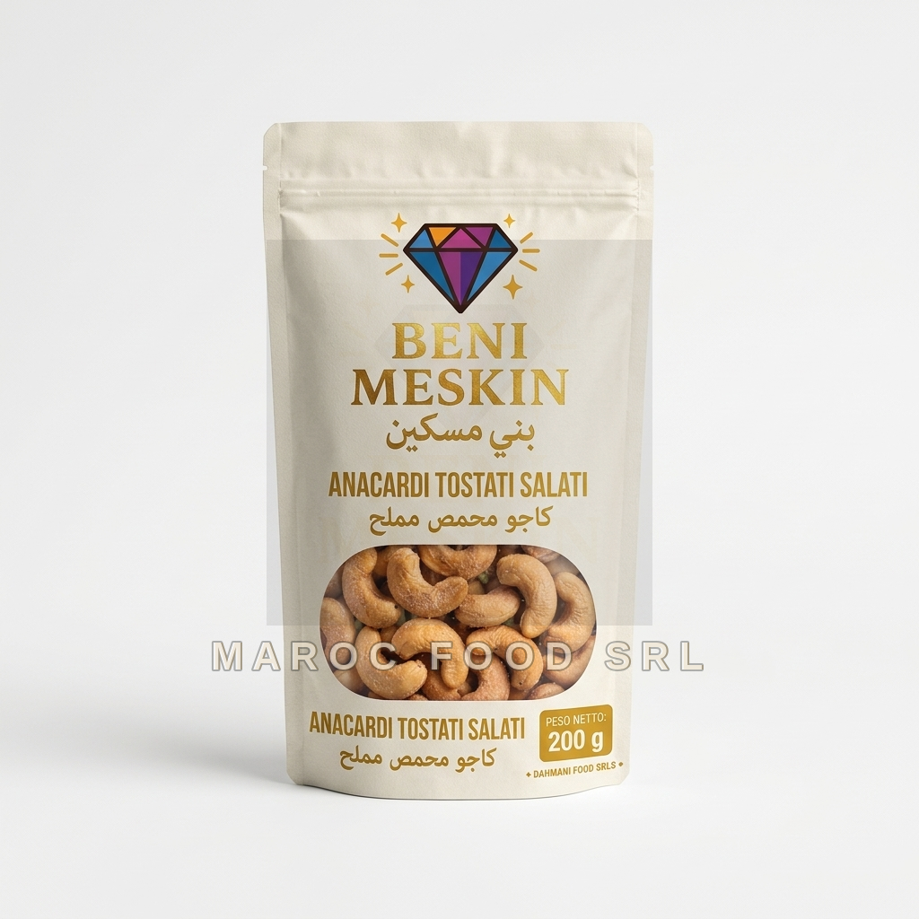 Anacardi Tostati E Salati — Frutta Secca Marocfood Srl