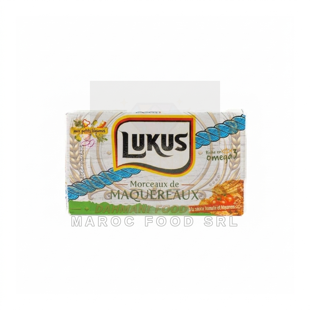 Lukus Sgombro Con Salsa Di Pomodoro E Verdure — Tonno & Conserve Ittiche Marocfood Srl
