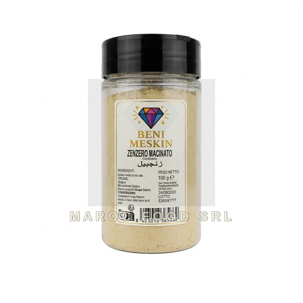 Zenzero In Polvere Barattolo — Spezie & Aromi Marocfood Srl