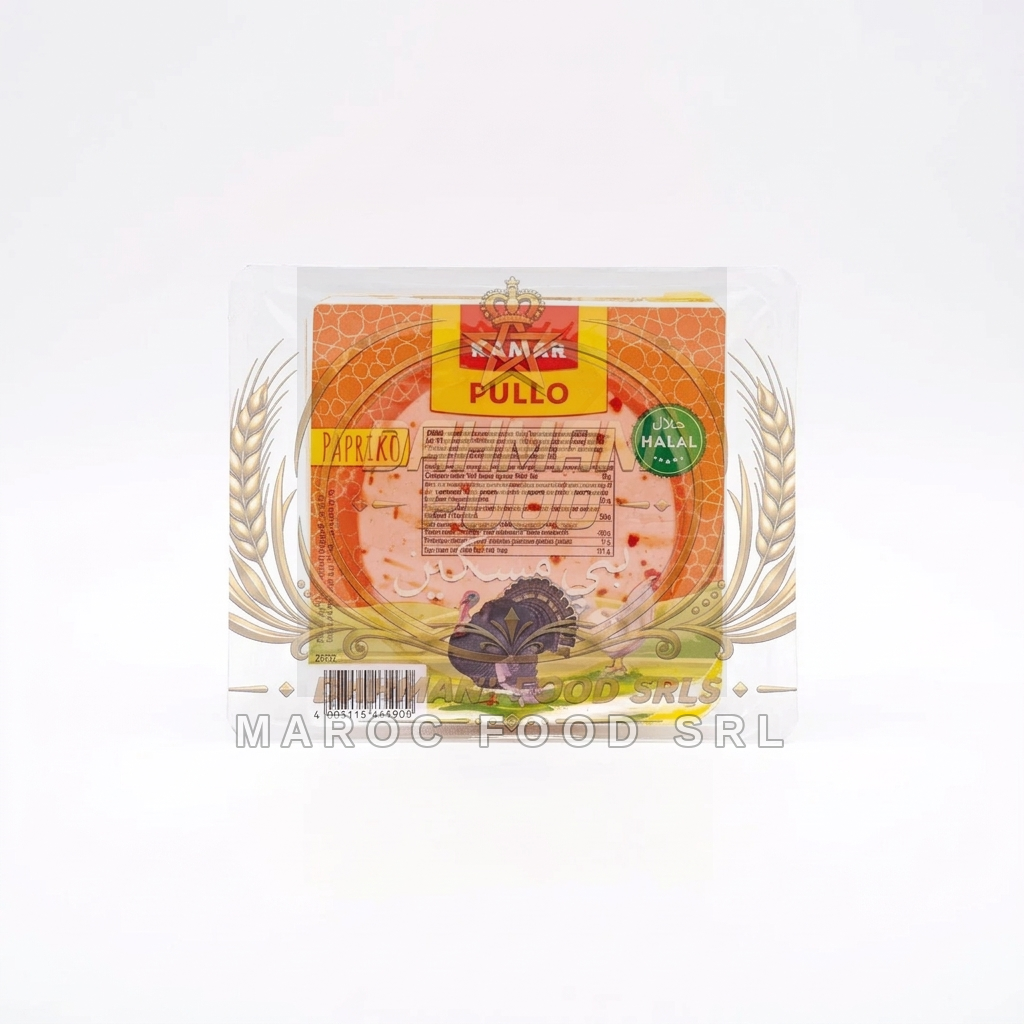 Kamar Fette Di Tacchino Alla Paprika — Salumi Tipici Halal Marocfood Srl