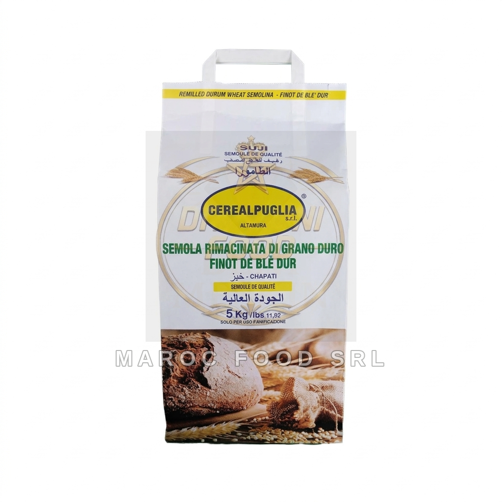 Cerealpuglia Semola Rimacinata — Farine & Lieviti Marocfood Srl