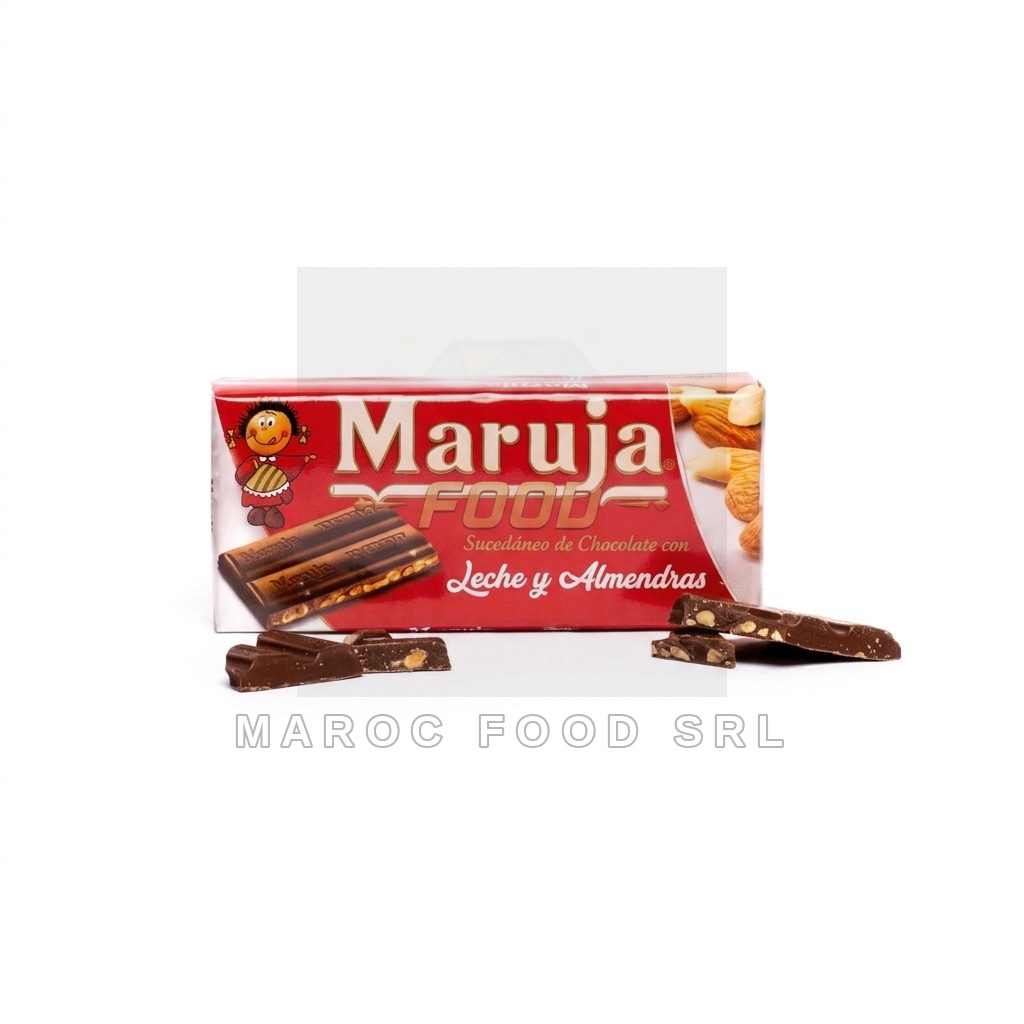 Maruja Cioccolato Al Latte Con Mandorle — Dolci & Biscotti Marocfood Srl