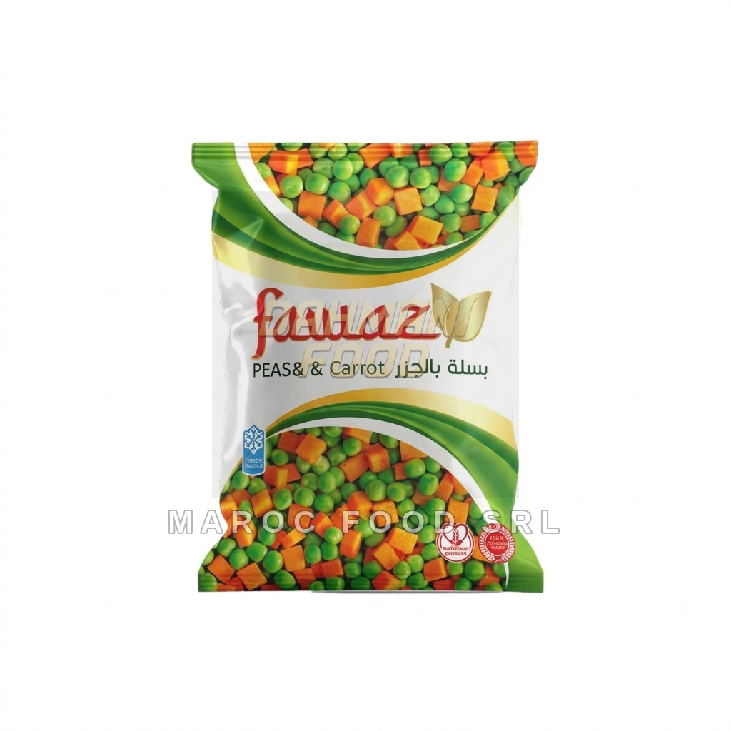 Fawaz Piselli Con Carote Surgelate — Surgelati Marocfood Srl